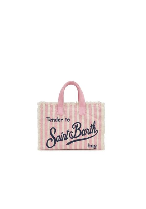 Phone bag in lino SAINT BARTH | PHONE002 PHONE BAG LINEN00397L LINEN STRIPES V 21